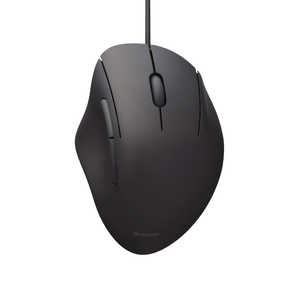 エレコム ELECOM 有線 USB マウス 静音 5ボタン エルゴノミクス 抗菌 Mサイズ SHELLPHA ブラック M-SH20UBSKBK エレコム ELECOM 有線 USB マウス 静音 5ボタン エルゴノミクス 抗菌 Mサイズ SHELLPHA ブラック M-SH20UBSKBK