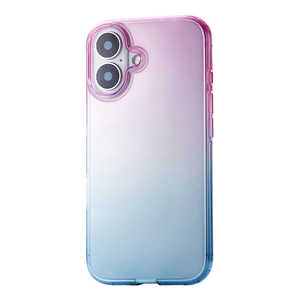 エレコム ELECOM iPhone 16(6.1インチ)ソフトケース グラデーションカラー PMA24AUCWCPNBU エレコム ELECOM iPhone 16(6.1インチ)ソフトケース グラデーションカラー PMA24AUCWCPNBU