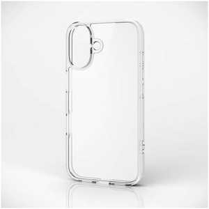 エレコム ELECOM iPhone 16(6.1インチ)ハイブリッドケース ガラス スタンダード クリア PMCA24AHVCG1CR エレコム ELECOM iPhone 16(6.1インチ)ハイブリッドケース ガラス スタンダード クリア PMCA24AHVCG1CR