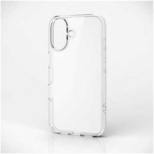エレコム ELECOM iPhone 16(6.1インチ)ハイブリッドケース クリア PMCA24AHVCKCR エレコム ELECOM iPhone 16(6.1インチ)ハイブリッドケース クリア PMCA24AHVCKCR