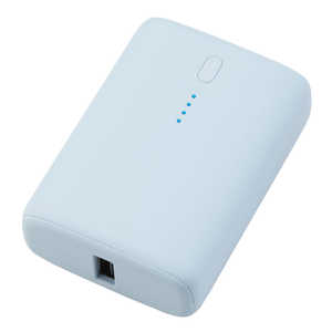 エレコム ELECOM モバイルバッテリー 10000mAh ペールブルー DE-C56L-10000BU エレコム ELECOM モバイルバッテリー 10000mAh ペールブルー DE-C56L-10000BU