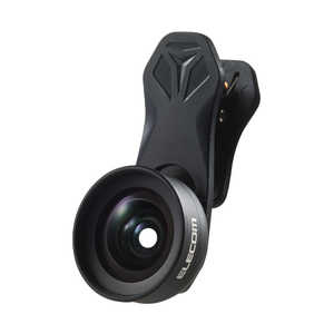 エレコム ELECOM セルカレンズ 広角レンズ 0.4倍 ブラック P-SLW04BK エレコム ELECOM セルカレンズ 広角レンズ 0.4倍 ブラック P-SLW04BK
