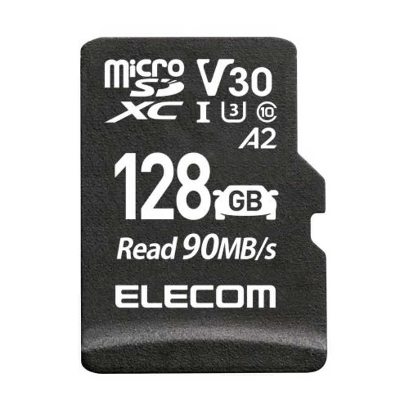 エレコム　ELECOM エレコム　ELECOM micro SDカード 128GB Class10 UHS-I U3 V30 A2 microSDXC 読込最大90MB/s MF-DRMR128GU13 MF-DRMR128GU13