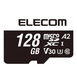 エレコム ELECOM microSD カード 128GB Class10 UHS-I U3 V30 A2 4K microSDXC 読込最大95MB/s MF-MS128GU13A2R