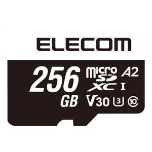 エレコム ELECOM microSD カード 256GB Class10 UHS-I U3 V30 A2 4K microSDXC 読込最大95MB/s MF-MS256GU13A2R