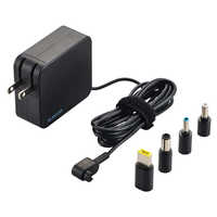 エレコム ELECOM ノートパソコン用ACアダプター(65W/変換コネクター