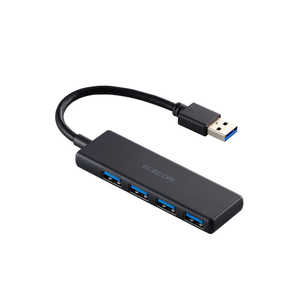 エレコム ELECOM USBHUB USB5Gbps バスパワー 4ポート U3H-H040XBK エレコム ELECOM USBHUB USB5Gbps バスパワー 4ポート U3H-H040XBK