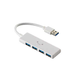 エレコム ELECOM USBHUB USB5Gbps バスパワー 4ポート ホワイトフェイス U3H-H040XWF エレコム ELECOM USBHUB USB5Gbps バスパワー 4ポート ホワイトフェイス U3H-H040XWF