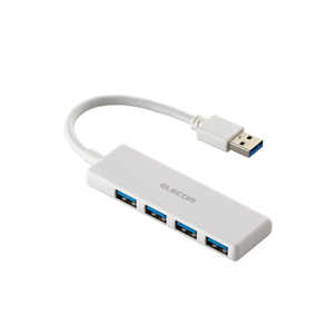 エレコム ELECOM USBHUB USB5Gbps バスパワー 4ポート U3H-H040XWH エレコム ELECOM USBHUB USB5Gbps バスパワー 4ポート U3H-H040XWH