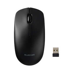 エレコム　ELECOM マウス Lサイズ [光学式 /無線(ワイヤレス) /3ボタン /USB] ブラック M-LE10DRXBK