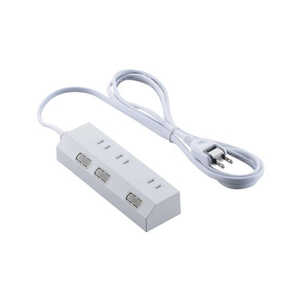 エレコム ELECOM 電源タップ 2m 3個口 ほこりシャッター 雷ガード 個別スイッチ ホワイト T-IS01-2320WH エレコム ELECOM 電源タップ 2m 3個口 ほこりシャッター 雷ガード 個別スイッチ ホワイト T-IS01-2320WH