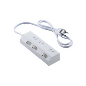 エレコム ELECOM 電源タップ 1m 3個口 ほこりシャッター 雷ガード 個別スイッチ ホワイト T-IS01M-2310WH エレコム ELECOM 電源タップ 1m 3個口 ほこりシャッター 雷ガード 個別スイッチ ホワイト T-IS01M-2310WH