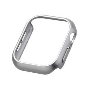 エレコム ELECOM アップルウォッチ カバー ［42mm］ バンパー ハード メタリック シルバー AW-24BBPPMSV