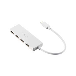エレコム ELECOM USB Type-C ハブ USB2.0 USB-A ×4 バスパワー コンパクト 薄型 ケーブル長15cm しろちゃん(ホワイト×ブラック) U2HC-H040XWF エレコム ELECOM USB Type-C ハブ USB2.0 USB-A ×4 バスパワー コンパクト 薄型 ケーブル長15cm しろちゃん(ホワイト×ブラック) U2HC-H040XWF
