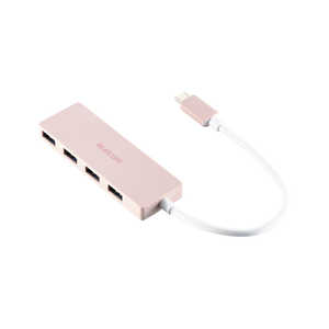 쥳 ELECOM USB Type-C ϥ USB3.2 Gen1 USB-A 4 Хѥ ѥ  ֥Ĺ15cm ԥ U3HC-H040XPN