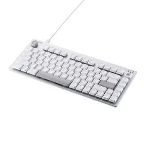 エレコム ELECOM ゲーミングキーボード 有線 磁気スイッチ 75％サイズ ロープロファイル ラピッドトリガー US配列 RGB 着脱式ケーブル テンキーレス Win 11/ 10