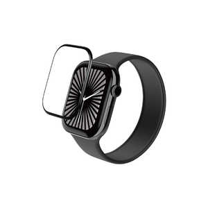 エレコム ELECOM アップルウォッチ ガラス フィルム ( Apple Watch Series 10 46mm 対応 ) ブラック AW-24AFLGOR エレコム ELECOM アップルウォッチ ガラス フィルム ( Apple Watch Series 10 46mm 対応 ) ブラック AW-24AFLGOR