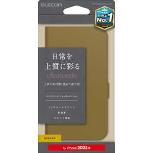 エレコム ELECOM iPhone 16e ソフトレザーケース 磁石付 ウルトラスエード PM-A25SPLFUSYL エレコム ELECOM iPhone 16e ソフトレザーケース 磁石付 ウルトラスエード PM-A25SPLFUSYL