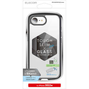 エレコム ELECOM iPhone 16e TOUGHSLIMLITE ガラスシルキー メタルステッカー ブラック PMA25STSFCGSBK エレコム ELECOM iPhone 16e TOUGHSLIMLITE ガラスシルキー メタルステッカー ブラック PMA25STSFCGSBK