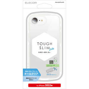 エレコム ELECOM iPhone 16e TOUGH SLIM LITE オール メタルステッカー クリア PMA25STSLACR エレコム ELECOM iPhone 16e TOUGH SLIM LITE オール メタルステッカー クリア PMA25STSLACR