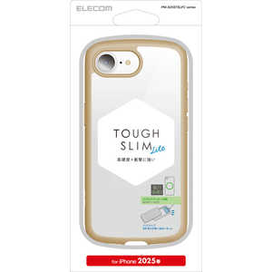 エレコム ELECOM iPhone 16e TOUGH SLIM LITE フレーム メタルステッカー付 カフェオレ PMA25STSLFCBE エレコム ELECOM iPhone 16e TOUGH SLIM LITE フレーム メタルステッカー付 カフェオレ PMA25STSLFCBE