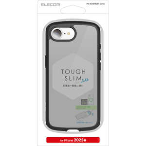 エレコム ELECOM iPhone 16e TOUGH SLIM LITE フレーム(ラバーコート) マットブラック PMA25STSLFCBKM エレコム ELECOM iPhone 16e TOUGH SLIM LITE フレーム(ラバーコート) マットブラック PMA25STSLFCBKM