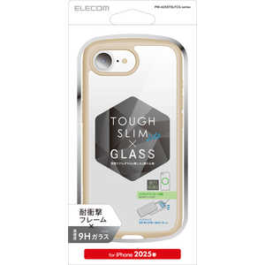 エレコム ELECOM iPhone 16e TOUGHSLIMLITE 背面ガラス メタルステッカー カフェオレ PMA25STSLFCGBE エレコム ELECOM iPhone 16e TOUGHSLIMLITE 背面ガラス メタルステッカー カフェオレ PMA25STSLFCGBE