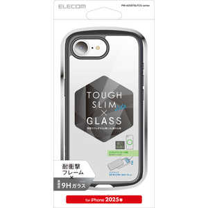 エレコム ELECOM iPhone 16e TOUGHSLIMLITE 背面ガラス メタルステッカー ブラック PMA25STSLFCGBK エレコム ELECOM iPhone 16e TOUGHSLIMLITE 背面ガラス メタルステッカー ブラック PMA25STSLFCGBK