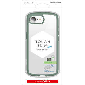 エレコム ELECOM iPhone 16e TOUGH SLIM LITE フレーム メタルステッカー付 グリーン PMA25STSLFCGN エレコム ELECOM iPhone 16e TOUGH SLIM LITE フレーム メタルステッカー付 グリーン PMA25STSLFCGN