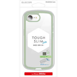 エレコム ELECOM iPhone 16e TOUGH SLIM LITE フレーム メタルステッカー付 グリーン PMA25STSLFCGNL エレコム ELECOM iPhone 16e TOUGH SLIM LITE フレーム メタルステッカー付 グリーン PMA25STSLFCGNL
