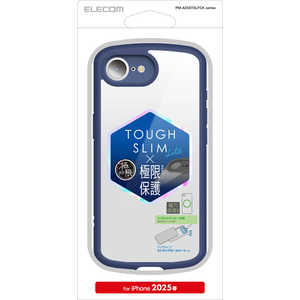 エレコム ELECOM iPhone 16e TOUGHSLIMLITE フレーム極限 メタルステッカー ネイビー PMA25STSLFCKNV エレコム ELECOM iPhone 16e TOUGHSLIMLITE フレーム極限 メタルステッカー ネイビー PMA25STSLFCKNV