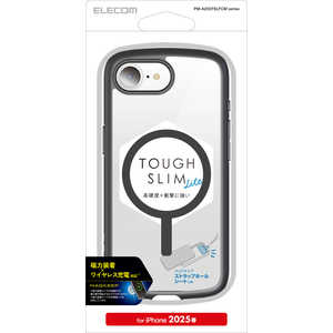 エレコム ELECOM iPhone 16e TOUGH SLIM LITE フレームカラー MAGKEEP ブラック PMA25STSLFCMBK エレコム ELECOM iPhone 16e TOUGH SLIM LITE フレームカラー MAGKEEP ブラック PMA25STSLFCMBK