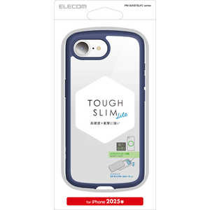 エレコム ELECOM iPhone 16e TOUGH SLIM LITE フレーム メタルステッカー付 ネイビー PMA25STSLFCNV エレコム ELECOM iPhone 16e TOUGH SLIM LITE フレーム メタルステッカー付 ネイビー PMA25STSLFCNV