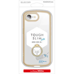 エレコム ELECOM iPhone 16e TOUGH SLIM LITE フレームカラー リング付 カフェオレ PMA25STSLFCRBE エレコム ELECOM iPhone 16e TOUGH SLIM LITE フレームカラー リング付 カフェオレ PMA25STSLFCRBE