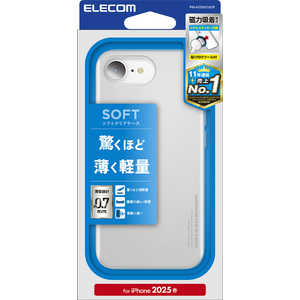 エレコム ELECOM iPhone 16e ソフトケース 薄型 メタルステッカー付 クリア PMA25SUCUCR エレコム ELECOM iPhone 16e ソフトケース 薄型 メタルステッカー付 クリア PMA25SUCUCR