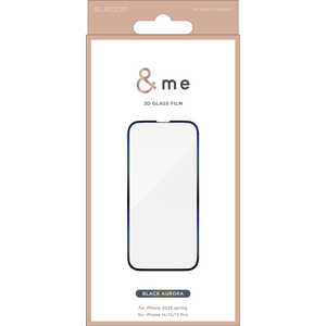 エレコム ELECOM iPhone 16e ガラスフィルム &me フレーム付 高透明 ブラックオーロラ PMA25SFLGFBKAR エレコム ELECOM iPhone 16e ガラスフィルム &me フレーム付 高透明 ブラックオーロラ PMA25SFLGFBKAR