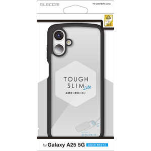 エレコム ELECOM Galaxy A25 5G(SC-53F)/ハイブリッドケース/TOUGH SLIM LITE/フレームカラー/背面クリア ブラック PM-G253TSLFCBK エレコム ELECOM Galaxy A25 5G(SC-53F)/ハイブリッドケース/TOUGH SLIM LITE/フレームカラー/背面クリア ブラック PM-G253TSLFCBK