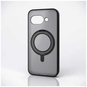 �G���R�� ELECOM Google Pixel 9a �P�[�X �n�C�u���b�h �J�o�[ �Ռ��z�� �J���������Y�ی�݌v ���C�������C�����X�[�d�Ή� 360�x��]�X�^���h�@�\�t MAGKEEP �u