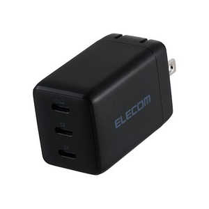 エレコム ELECOM 充電器 USB Type-C 高速充電 PD 67W / PPS対応 3ポート USB-C ×3 GaN II採用 PSE認証 コンパクト 折りたたみ式プラグ ACDC-PD11267BK エレコム ELECOM 充電器 USB Type-C 高速充電 PD 67W / PPS対応 3ポート USB-C ×3 GaN II採用 PSE認証 コンパクト 折りたたみ式プラグ ACDC-PD11267BK