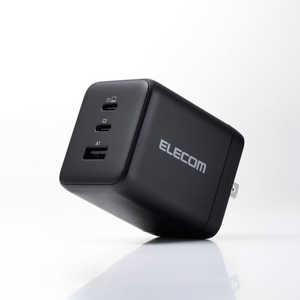 エレコム ELECOM 充電器 PD 100W / PPS対応 高速充電 3ポート USB-C ×2 / USB-A ×1 GaN II採用 PSE認証 コンパクト 折りたたみ式プラグ ACDC-PD104100BK エレコム ELECOM 充電器 PD 100W / PPS対応 高速充電 3ポート USB-C ×2 / USB-A ×1 GaN II採用 PSE認証 コンパクト 折りたたみ式プラグ ACDC-PD104100BK