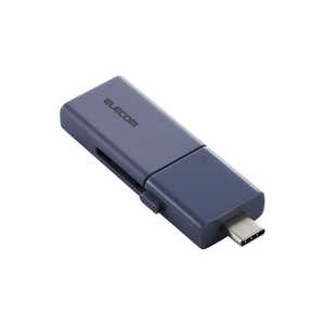 エレコム ELECOM USBメモリ 64GB USB3.2 Gen1 USB Type-C / USB-A 両対応 スライド式 高速データ転送 セキュリティソフト使用可 ブルー MF-WSAU3064GBU エレコム ELECOM USBメモリ 64GB USB3.2 Gen1 USB Type-C / USB-A 両対応 スライド式 高速データ転送 セキュリティソフト使用可 ブルー MF-WSAU3064GBU