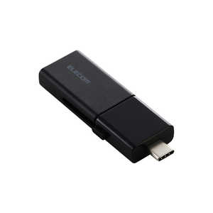 エレコム ELECOM USBメモリ 128GB USB3.2 Gen1 USB Type-C / USB-A 両対応 スライド式 高速データ転送 セキュリティソフト使用可 ブラック MF-WSAU3128GBK エレコム ELECOM USBメモリ 128GB USB3.2 Gen1 USB Type-C / USB-A 両対応 スライド式 高速データ転送 セキュリティソフト使用可 ブラック MF-WSAU3128GBK