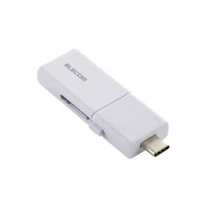 エレコム ELECOM USBメモリ 256GB USB3.2 Gen1 USB Type-C / USB-A 両対応 スライド式 高速データ転送 セキュリティソフト使用可 ホワイト MF-WSAU3256GWH エレコム ELECOM USBメモリ 256GB USB3.2 Gen1 USB Type-C / USB-A 両対応 スライド式 高速データ転送 セキュリティソフト使用可 ホワイト MF-WSAU3256GWH
