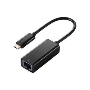 エレコム ELECOM 有線LANアダプター USB-C 1000Mbps 高速通信 USB3.2 Gen1 ( Windows 11 10 Mac iPad Nintendo Switch 対応 ) 変換アダプタ ブラック EDC-GUC3V3 エレコム ELECOM 有線LANアダプター USB-C 1000Mbps 高速通信 USB3.2 Gen1 ( Windows 11 10 Mac iPad Nintendo Switch 対応 ) 変換アダプタ ブラック EDC-GUC3V3