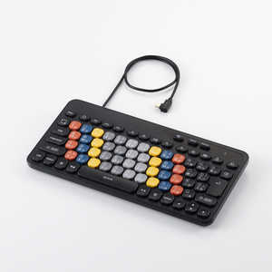 �G���R�� ELECOM KEY PALETTO �L�� USB Type-C�ڑ� �����u������ �~�j�T�C�Y �R�� �u���b�N TK-KP20UMCIBK