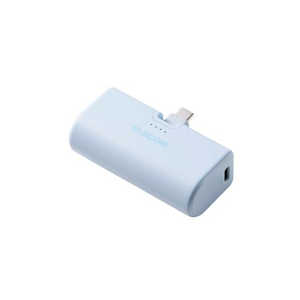 エレコム ELECOM モバイルバッテリー 5000mAh 小型 軽量 USB-C端子一体型 ケーブルレス 折りたたみコネクター PSE適合 機内持込可 DE-C57L-5000BU エレコム ELECOM モバイルバッテリー 5000mAh 小型 軽量 USB-C端子一体型 ケーブルレス 折りたたみコネクター PSE適合 機内持込可 DE-C57L-5000BU