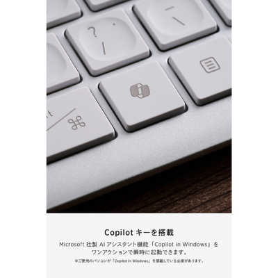 直販クーポン ワイヤレスキーボード 日本語配列 ホワイト 【公式通販】