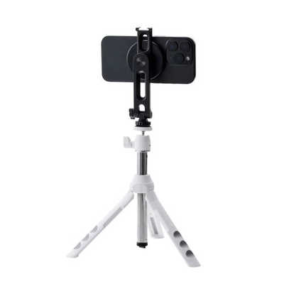 エレコム ELECOM MagSafe対応 スマホホルダー 三脚 カメラマウント マグネット式 360度回転 コールドシュー付き 1 4ネジ穴 iPhone 一眼レフ対応 軽量 コンパクト MAGKEEP ブラック P-STMCBK の通販 - カテゴリ カメラ・ビデオカメラ - エレコム ELECOM 家電通販のコジマ