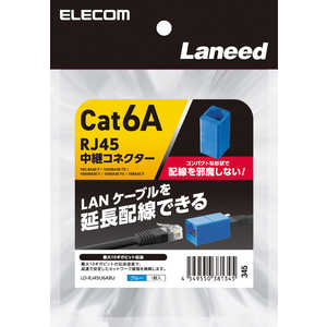 쥳 ELECOM ѥͥ Υƥ꡼6A ֥롼 LD-RJ45U6ABU