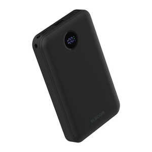 �G���R�� ELECOM ���o�C���o�b�e���[ 10000mAh ���^ �y�� 22.5W�[�d 3�|�[�g(Type-C×2/USB-A) PSE�K�� iPhone/Android/Switch�Ή� ���s �h�� �u���b�N DE-C76-1
